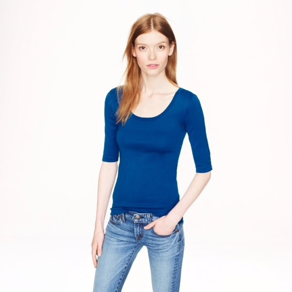 J Crew Blue perfect fit shirt